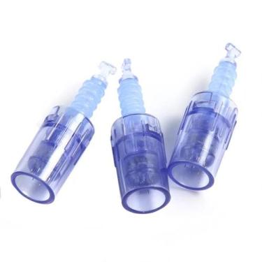 Imagem de Agulhas De Reposição Para Derma Pen, Pontas De Cartucho De Tatuagem Ti