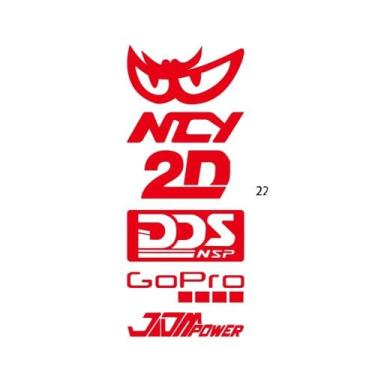 Imagem de Decalque De Vinil Laser Arco-Íris Refletivo Para Moto YAMAHA Tmax Ninj