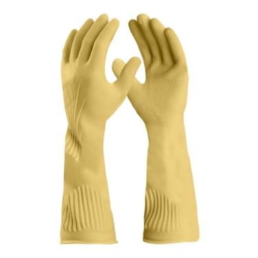Imagem de Kit 3 pares de Luvas de Segurança Limpeza Pesada Longatex Puraguard(M)