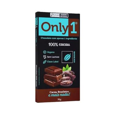 Imagem de Chocolate 100% Cacau 70g - Only1