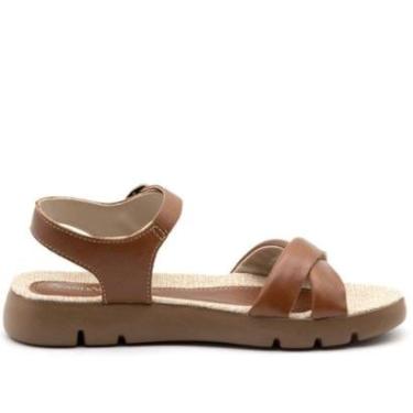 Imagem de Sandalia Andacco Conhaque Feminino Original 11100-Feminino