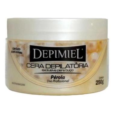 Imagem de Cera Depilatória Depimiel Para Buço Pérola 250g - Eficaz e Suave