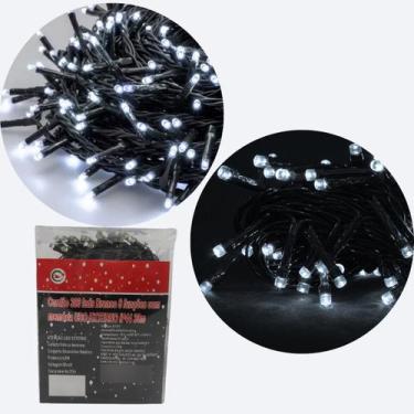 Imagem de CORDAO 300 LEDS PISCA 30 metros - Sanwabe, Branco, Bivolt
