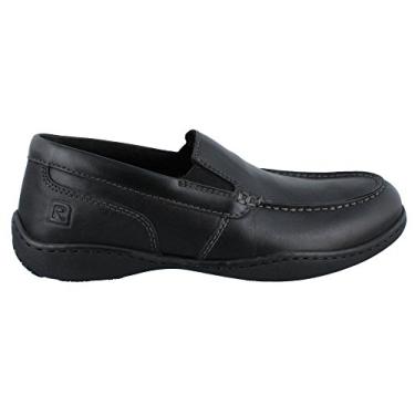 Imagem de Rockport Mocassim masculino Rocker Landing II Venetian Slip-On, Preto, 13 W