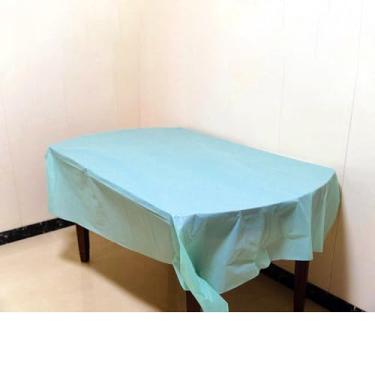 Imagem de Pacote com 3 toalhas de mesa requintadas de plástico premium. Mesa retangular. Capa de mesa justa para eventos, casamentos, banquetes e festas