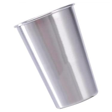 Imagem de Xícara de café de aço inoxidável de 500 ml – portátil, grande capacidade, ideal para viagens e uso ao ar livre (prata)