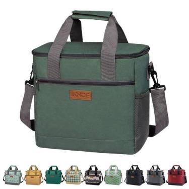 Imagem de Bolsa grande isolada dobrável Cooler Iknoe para 24 latas