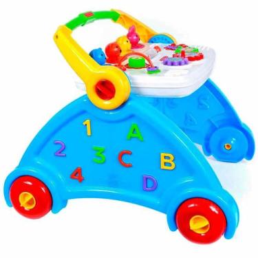 Imagem de Andador Didático Infantil Azul Poliplac