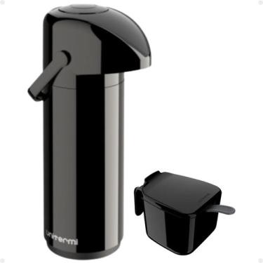 Imagem de Kit Garrafa Térmica 1 Litro Sistema Pressão Verona Açucareiro 350 ML G