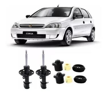 Imagem de Kit Par Amortecedor Diante + Kit Montana Novo Corsa Premium