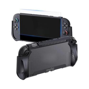 Imagem de Capa Ergonômica De TPU Para Switch 2: Pegada Confortável, Recortes Pre