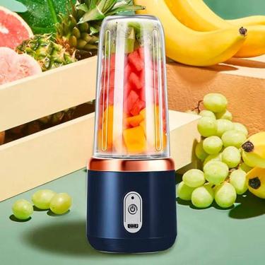Imagem de Liquidificador Portátil 400Ml Usb Ideal Para Frutas E Whey