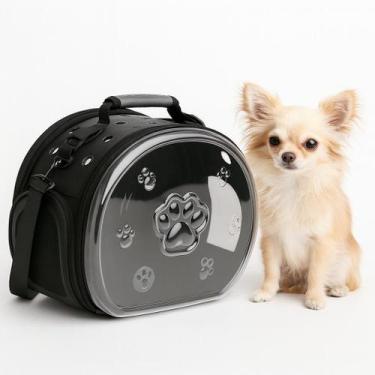 Imagem de Bolsa Pet Resistente Para Passeios Preta - Mimos Pet