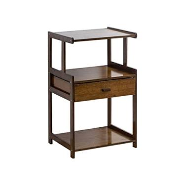 Imagem de YWangQiang Suporte de impressora para mesa, suporte de impressora, rack de armazenamento de arquivos, estante de livros com gavetas para casa, escritório, cozinha, 74 cm de altura, impressora de mesa