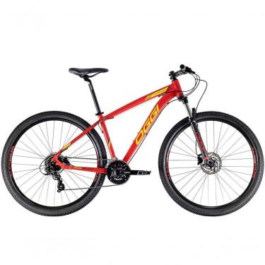 Imagem de Bicicleta Oggi Hacker Hds Aro 29 Vermelha/amarela 17