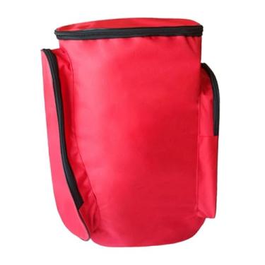 Imagem de Vaveren Mochila esportiva para Taekwondo, versátil para armazenamento de equipamentos de sparring, ideal para boxe e artes marciais, Vermelho