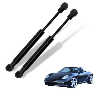 Imagem de Suporte para porta-malas Beneges 2PCs compatível com Porsche Boxster 1997-2004 Cordões traseiros amortecedores a gás molas carregadas PM3038, SG406024, 6281