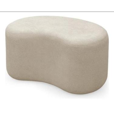 Imagem de Puff Orgânico 80x45cm Moderno e Elegante  Assento Decorativo Confortáv