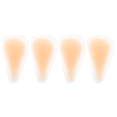 Imagem de SAFIGLE 4 peças de silicone invisível, roupa íntima, autoadesiva, sem costura, acolchoada, para treino, protetor de privacidade, roupa de banho, calças de ioga