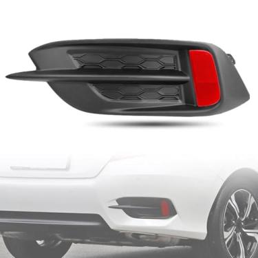 Imagem de Refletor de moldura traseira direita com acabamento de capa de moldagem para Honda Civic Sedan 2016-2021 33505-TBA-A01