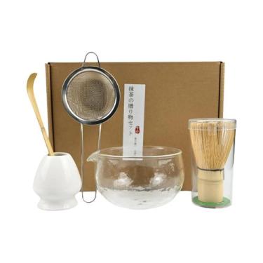 Imagem de Conjunto De Tigela De Matcha Estilo Japonês Com Colher, Batedor De Chá