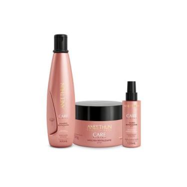 Imagem de Kit Care System Completo  Shampoo 300ml + Máscara 250g + Fluido Revita
