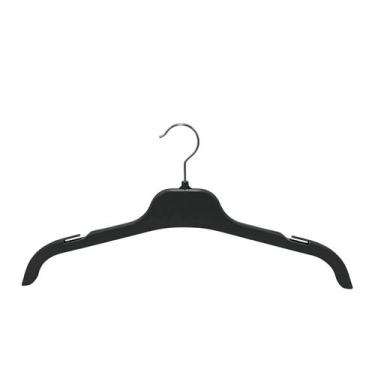 Imagem de Cabide Blusa Juvenil 38 cm Fosco - 1062 - IOPLAST, Preto, 100 peças