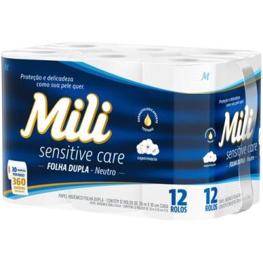 Imagem de Papel higienico 30m mili neutro fd com 12 rolos, 12, 30m