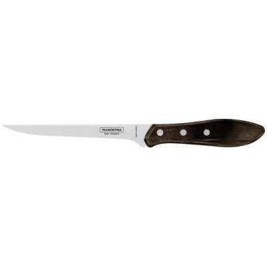 Imagem de Faca Tramontina para Desossar 6" em Aço Inox e Cabo Castanho Polywood,