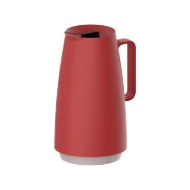Imagem de Bule de Chá e Café de Plástico Vermelho 500ml Tramontina Exata, 500ml,