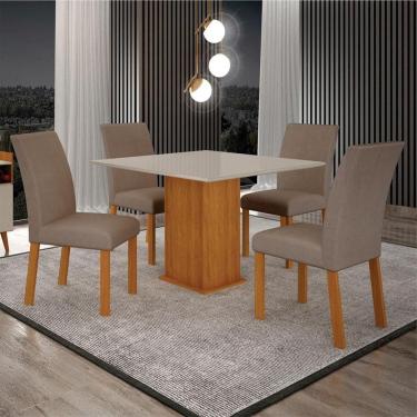 Imagem de Sala De Jantar 4 Cadeiras 100%mdf 90x90 Natal Arbo Design