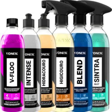 Imagem de Kit Para Lavagem Limpeza Automotiva Couro Carro Moto Vonixx