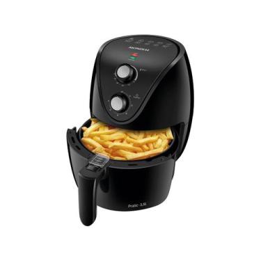 Imagem de Fritadeira Elétrica Sem Óleo Air Fryer Mondial 3,5L AF-35-BF, Preto, 2