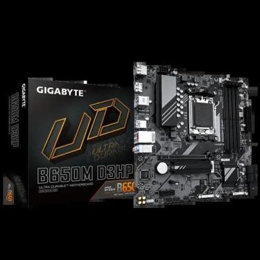 Imagem de Placa Mãe Gigabyte B650M D3HP AX DDR5 AM5 mATX Black WIFI