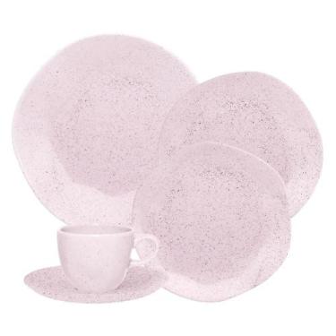 Imagem de Jogo de Jantar Chá 30 Peças Porcelana Oxford Ryo Pink Sand: Caribe