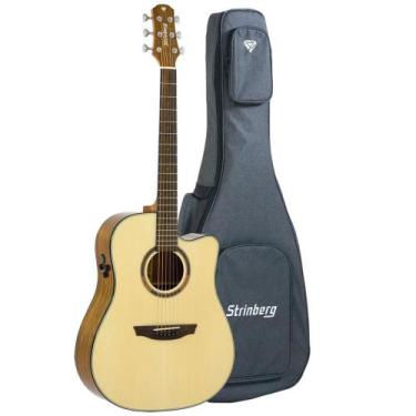 Imagem de Violão Strinberg DD1C Diamond Series Natural Folk com Bag, Diamond Ser