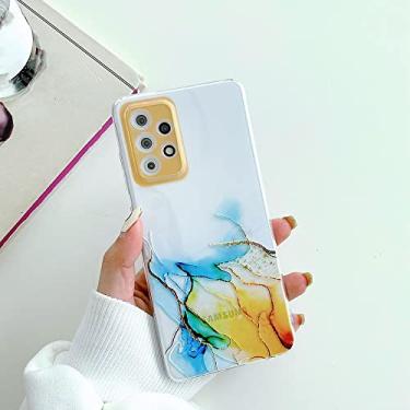Imagem de Capa de telefone de pintura transparente em aquarela fashion para samsung galaxy a72 a52 para samsung a82 a32 a12 a72 a52 5g capa protetora, 06, para a12 5g