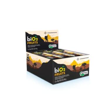 Imagem de bio2, Display Barra Fruits de Banana com Nibs de Cacau - 12 unidades de 38g