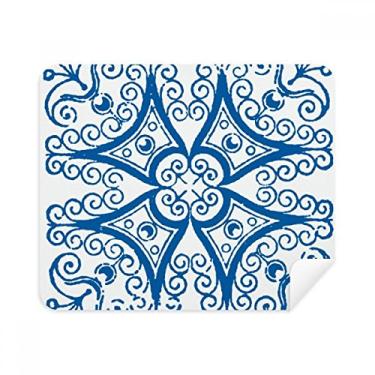 Imagem de Talavera Pano de limpeza com ilustração azul, 2 peças, tecido de camurça