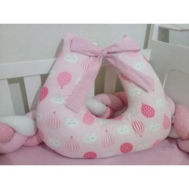 Imagem de Almofada De Amamentação Balão Rosa - P'lukinha Baby
