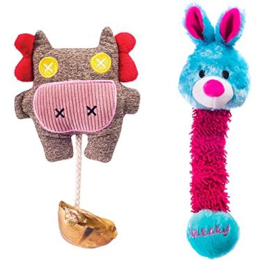 Imagem de Kit Brinquedo Pet MADOG TRIP: 2 pelúcias