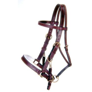 Imagem de Tough 1 Australian Outrider Collection Couro Bridle/frente única, marrom