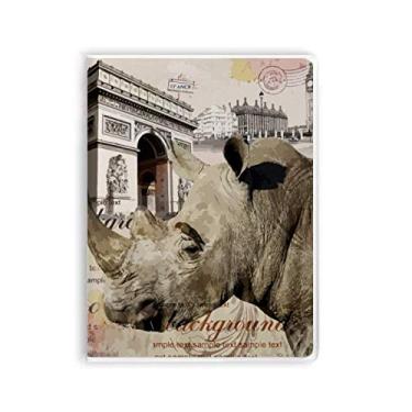 Imagem de Diário de capa macia para caderno francês Paris estilo europeu