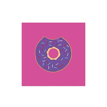 Imagem de Arte Maníacos Quadro Decorativo Donut Roxo - 50x50cm