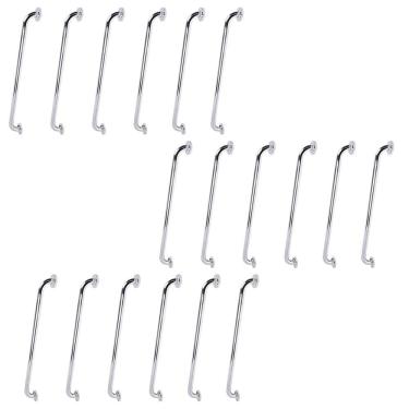 Imagem de Alça de Apoio Barra 70cm Inox Kit 18 Unidades Idoso Cadeirante Segurança Acessibilidade Deficiente Banheiro Box Parede Corredor Suporte Corrimao