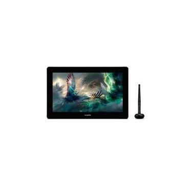 Imagem de Mesa Digitalizadora Huion Kamvas 16 Plus, 4K, UHD, IPS, Caneta PW517, 8192 Níveis de Pressão, Cinza Escuro - GT1562-G
