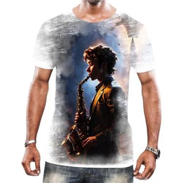 Imagem de Camisa Camiseta Tshirt Instrumento Saxofone Saxofonista Hd 3 - Enjoy S