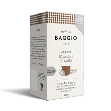 Imagem de Cápsulas de Café Baggio Café Aroma Chocolate Trufado, compatível com Nespresso, contém 20 cápsulas