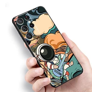 Imagem de Star Cute para Samsung Galaxy S10 S10E S9 S8 S7 S6 S22 S21 S20 FE Ultra Pro Lite Edge Plus 5G Capa de Telefone Preta, Estilo 05, Para Samsung S9 Plus