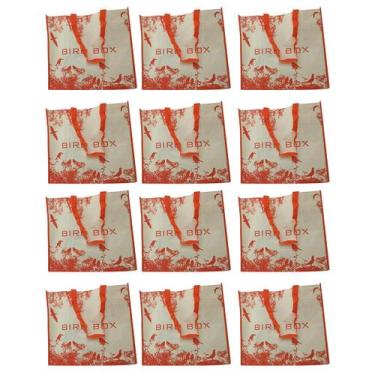 Imagem de Sacola De Ombro Kit 12 Uni Bolsa Ecobag Compras Mercado Feira Reutiliz